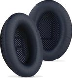 Coussinets d'oreille - Coussinets d'oreille de remplacement - Noir - Isolation phonique - Confortable - Cuir souple - Coussinets d'oreille pour casques et écouteurs supra-auriculaires