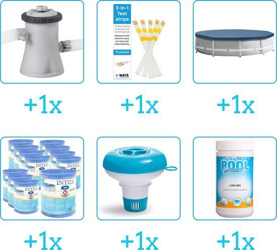 Intex Zwembadfilterpomp - 1250 l/h - 28602GS - 12V