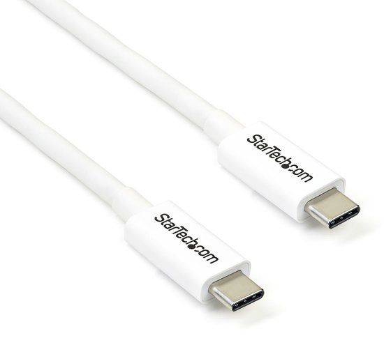 StarTech Thunderbolt 3 USB-C Cable - 2m - 20 Gbps - White