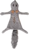 Jack And Vanilla - Forest Fluff Eekhoorn Speelgoed - Grijs - Stof - 38 cm