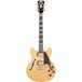 D'Angelico Deluxe Mini DC Stopbar Satin Honey Guitare semi-acoustique avec étui