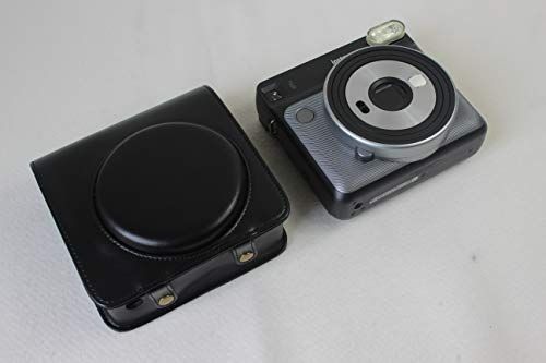 Zakao Fuji SQ6 Camera Case - PU Lederen Camera Case Tas voor Fujifilm Instax Square SQ6 - Zwart