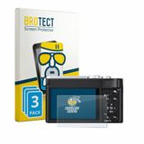 BROTECT - Screenprotector voor Panasonic Lumix DC-TZ99E-S - Folie Beschermfolie Beschermglas matte 3 Stuks