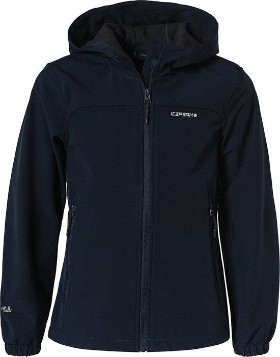 Icepeak Kobryn JR softshell jas - donkerblauw