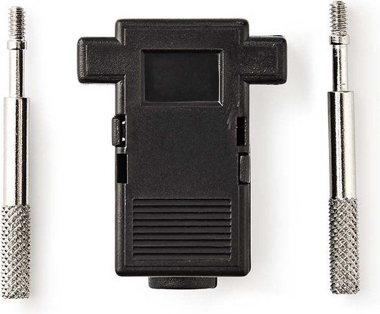 Nedis D-Sub-Connectorbehuizing - D-SUB 9-Pin - Neutraal - Vernikkeld - PVC - Zwart - Doos