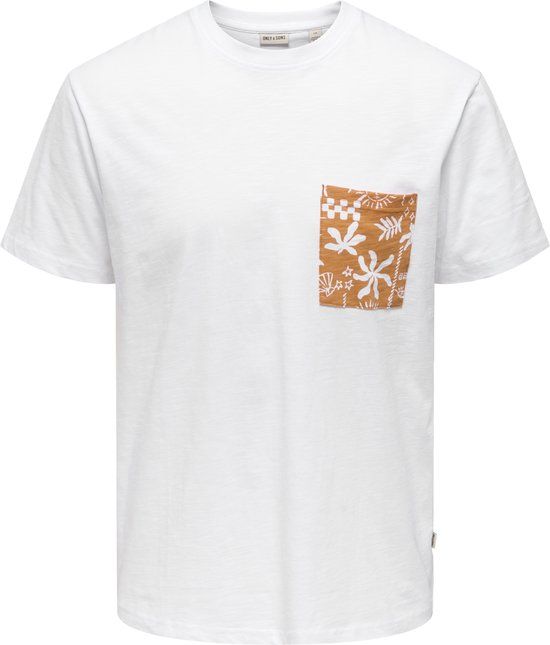 ONLY&SONS - ONSPERRY LIFE REG LEAF SS POCKETTEE - Heren - T-shirts