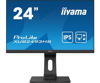 iiyama ProLite XUB2493HS-B4 - 24" Full HD LED Monitor - IPS - 75Hz - HDMI, DP, VGA