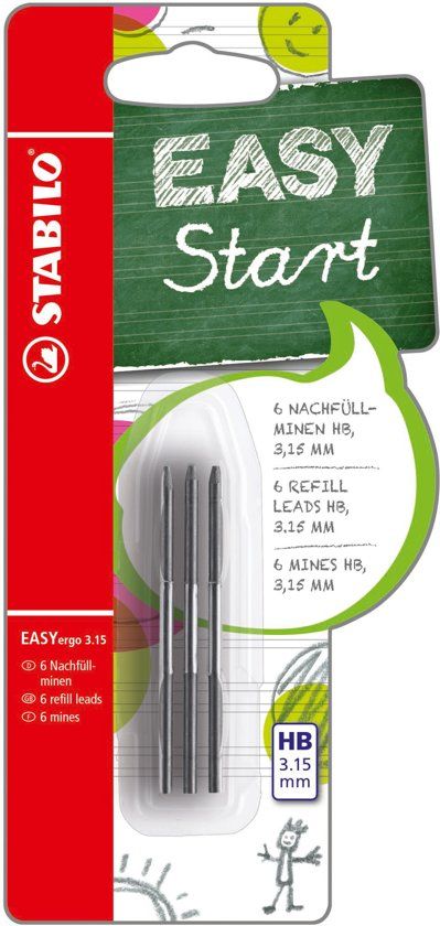 Stabilo EASY ergo vulpotlood navullingen 3 - 4006381468886