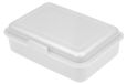 School-Box Boîte à lunch pour enfants – Medium, Made in Germany, sans BPA, Boîte à lunch robuste avec fermeture à clip, Transparent