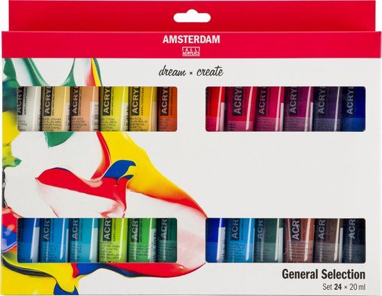 Amsterdam Standard Series Acrylverf Set - 24 x 20 ml - Assorti Kleuren