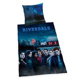 Herding Riverdale Beddengoedset, omkeerbaar, kussensloop 80 x 80 cm, dekbedovertrek 135 x 200 cm, Katoen/renforcé, veelkleurig