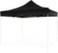 Divina Garden Housse de toit imperméable noire de 3x3 mètres pour tente de réception pliable EG49483