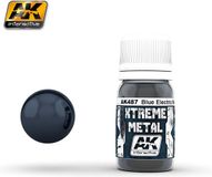 AK-Interactive AK-487 Xtreme Metal Bleu Métallique Peinture Acrylique 30ml