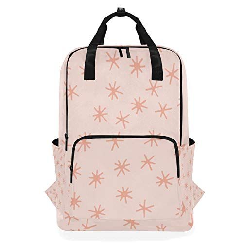 MONTOJ Travel Rugzak Snowflake School Rugzak