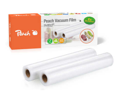 peach PH100 Vacuum Sealer Roll - BPA Free - Microwave Safe
