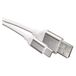 EMOS USB-C snellaadkabel naar USB 2.0, Quick-Charge 2.4A oplaadkabel type C voor snel opladen en gegevensoverdracht 480 Mbit/s, 1 m, wit