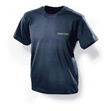 Festool Camiseta van Cuello Redondo Festool M, Blauw