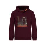 TYGO & vito hoodie met print - donkerrood