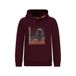 TYGO & vito hoodie met print - donkerrood