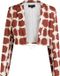 Faina Jas Oranje Wit Dierenprint M