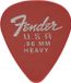 Fender 351 Dura-Tone Picks 0,96 mm - Plectrum set
