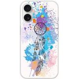 Apple iPhone 16 Dreamcatcher color bedrukt siliconen hoesje