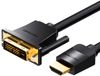 Vention HDMI naar DVI Kabel 24+1 voor TV Monitor 4K 60Hz 1.5M