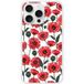 Apple iPhone 16 Fleurs de pavot Verstevigd hoesje met sublimatie bedrukking
