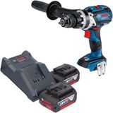 Bosch Professional Bosch GSB 18V-110 C Professional accu-slagboormachine 18 V 110 Nm borstelloos + 2x accu 4,0 Ah + oplader