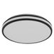 Osram ORBIS Caleb LED Plafondlamp 385mm, 24W, 3000K warm wit, Zwart, Metaal met Kunststof ring, IP20