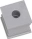Icotek KT 10 Passage de câbles rainuré Serrage-Ø (max.) 11 mm Élastomère Gris 1 pièce(s)
