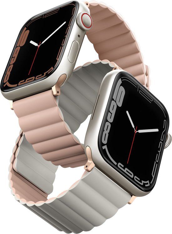 Uniq Revix Apple Watch Band - 38/40/41mm - Blush Pink/Beige - Silicone