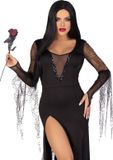 Leg Avenue Sexy Spooky Morticia Jurk S