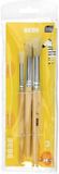 Houten Jumbo Houten Kwasten Set (3 stuks) voor Kinderen