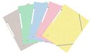OXFORD Set van 50 mappen met 3 flapjes Top File + A4 met elastiek omslag, pastelkleuren