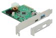 Delock 89001 Interfacekaart/-adapter Intern USB 3.2 Gen 2 (3.1 Gen 2), USB 3.2 Gen 2x2 Type-C