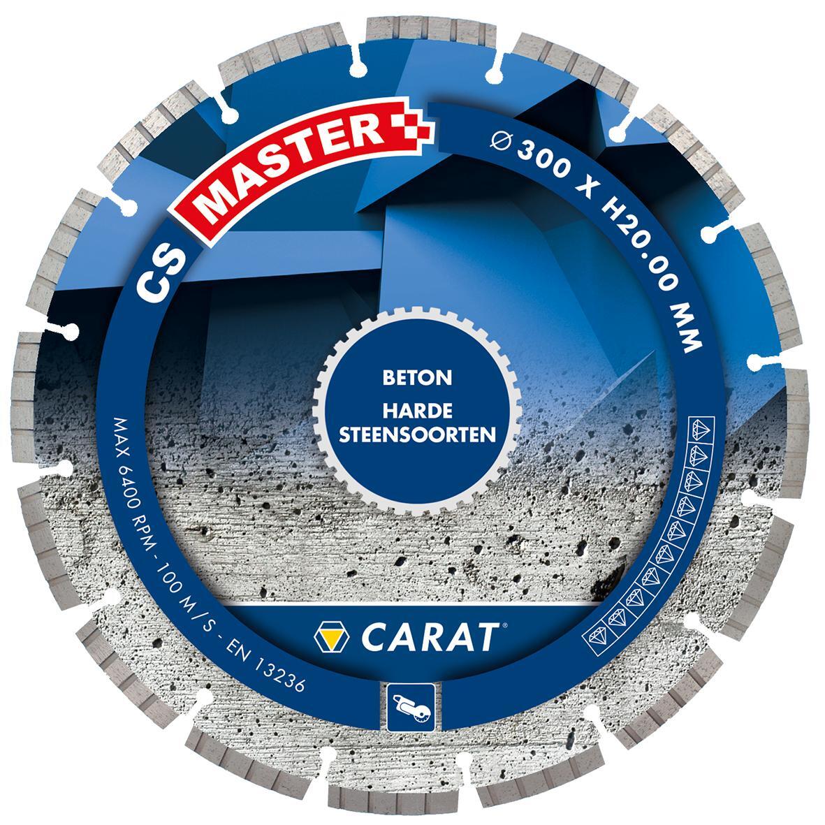 Carat Diamantzaag Beton Ø300X22,23Mm, Cs Master