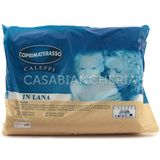 Caleffi Lamsvacht matrasoplegger voor Frans bed, pure scheerwol - 70481
