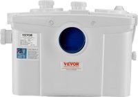 VEVOR Toilet met vermaalingssysteem en een 800W pomp voor het omhoog transporteren van afvalwater, geschikt voor gebruik in een kelder
