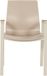 Hartman Flow Dining Stoel | Beige | Aluminium | Hout | 57 x 56,5 x 90 cm