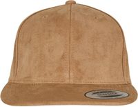 Flexfit Suede Leather Snapback khaki one size Snapback Pet - Bruin