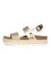 Bayton Sandaal 'Gaceo' beige / goud / wit