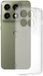 Techsuit Hoesje geschikt voor Motorola Edge 70 Pro - Clear Silicone Back Cover - Transparant