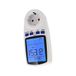 Stroomverbruikmeter, oplaadbare stroommonitor met lcd-display met achtergrondverlichting, stroomverbruikmeter met overbelastingsbeveiliging, vermindert de stroomkosten