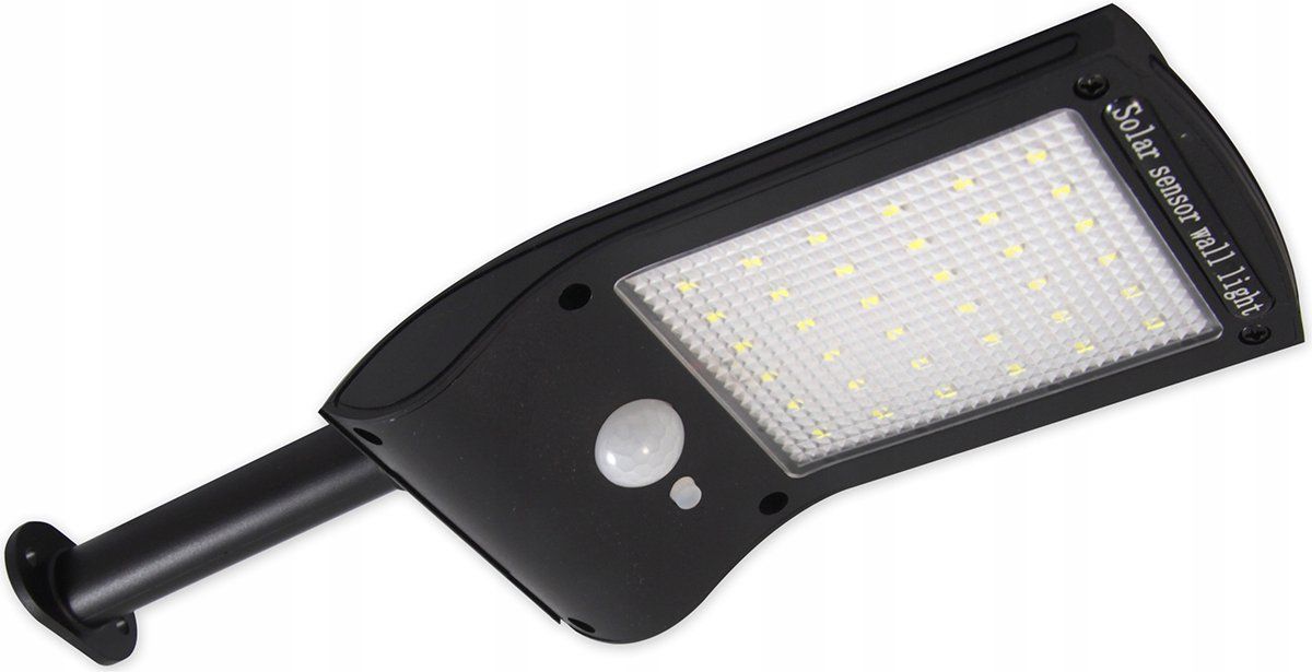 Qualu LED Tuinverlichting - Buitenlamp - Exotro Slinky - Zonne-energie - Bewegingssensor - 5W - Helder/Koud Wit 6000K - Mat Zwart - Kunststof