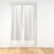 douceur d'intérieur Paar rechte stangdoorvoer (2 x 70 x 200 cm) Maissa, gezandstraald, wit