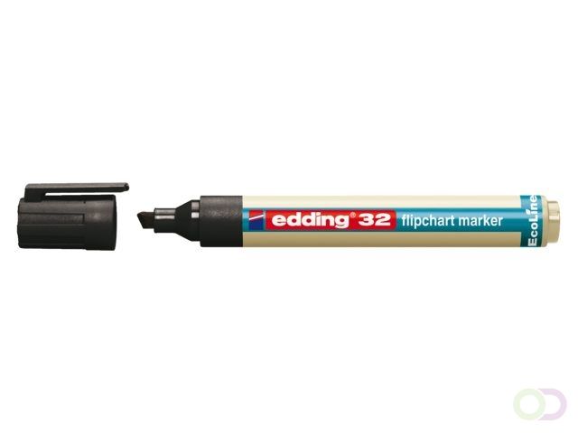 Edding Viltstift 32 Eco Flipover Beitel 1-5mm Zwart