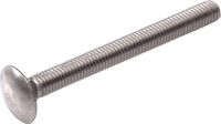 Hoenderdaal Boulons à tête ronde inox 10x120 sans écrou DIN 603 - 25 pièces