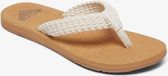 Roxy Porto III Dames Slippers - Natural - Maat 39