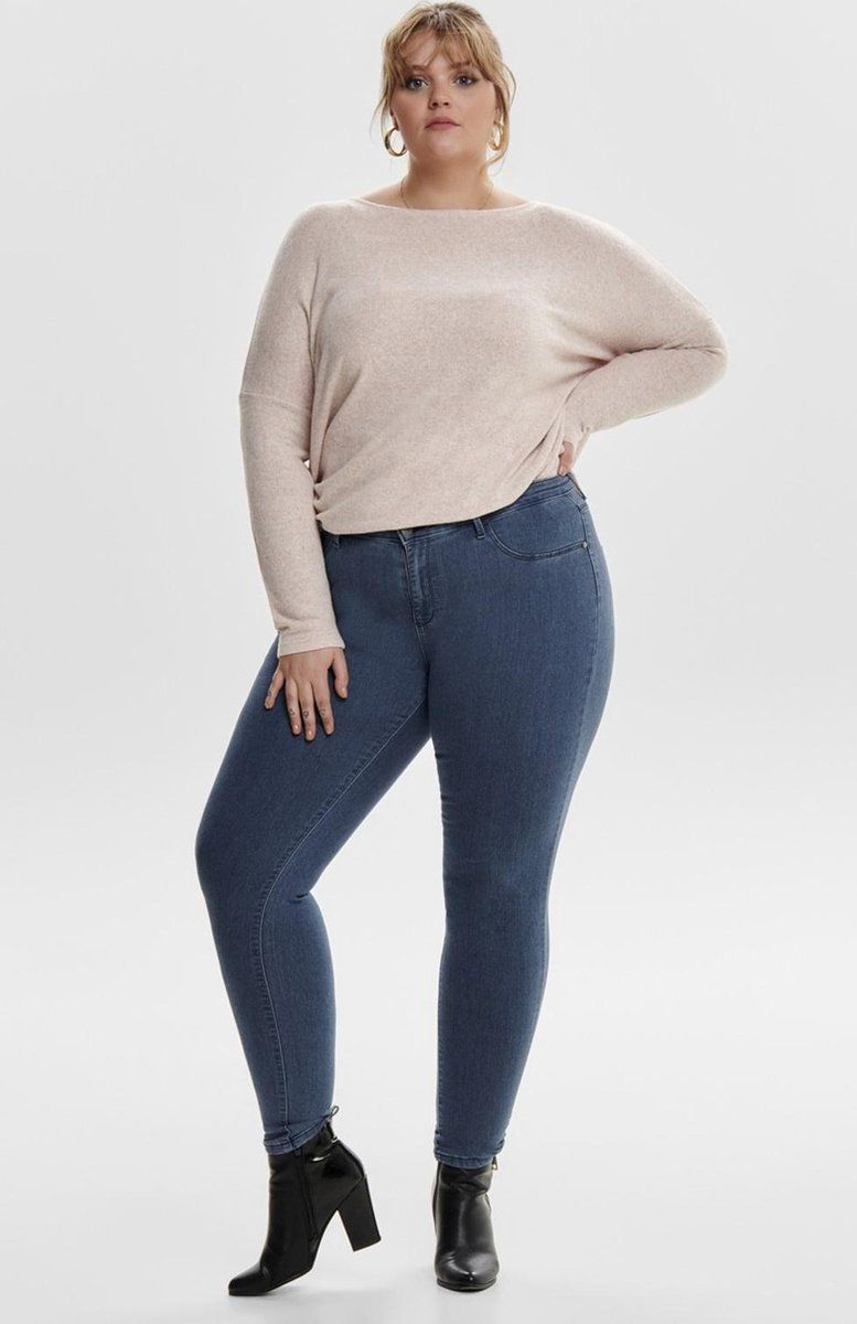 ONLY carmakoma Thunder Dames Skinny Jeans - Maat XXL (52)
